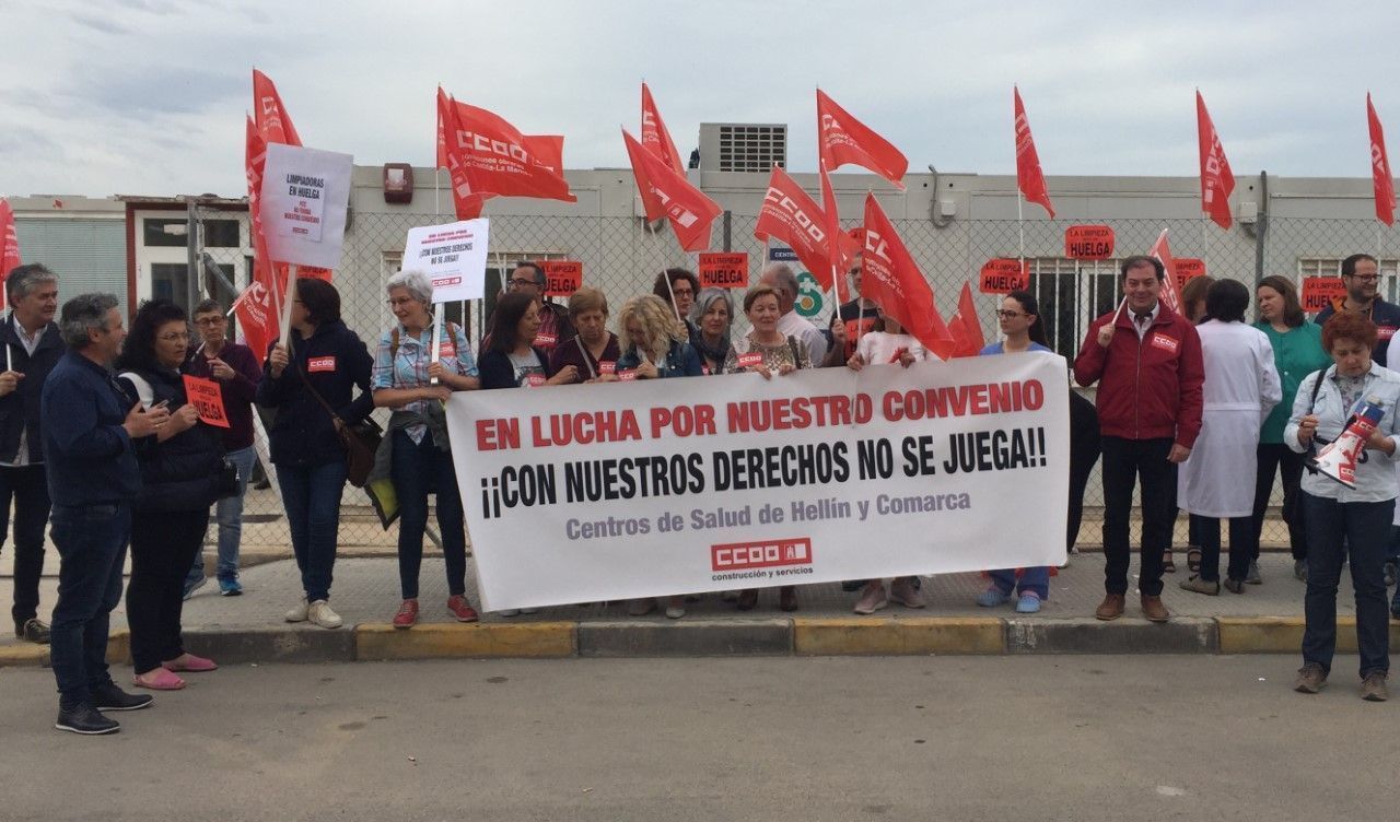 iu con huelga de limpieza mayo 2019